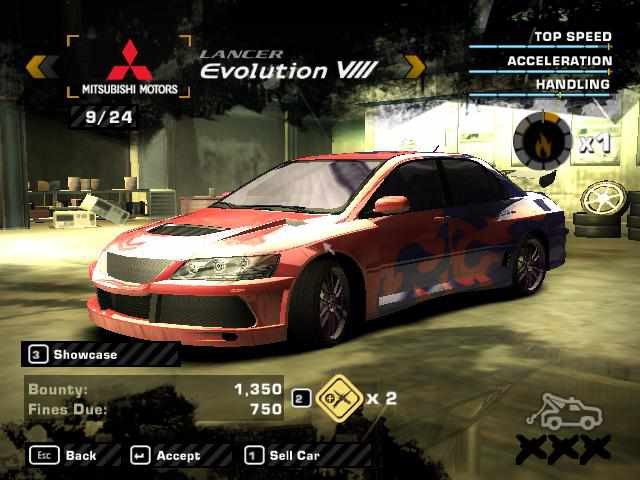 nfs most wanted saved games